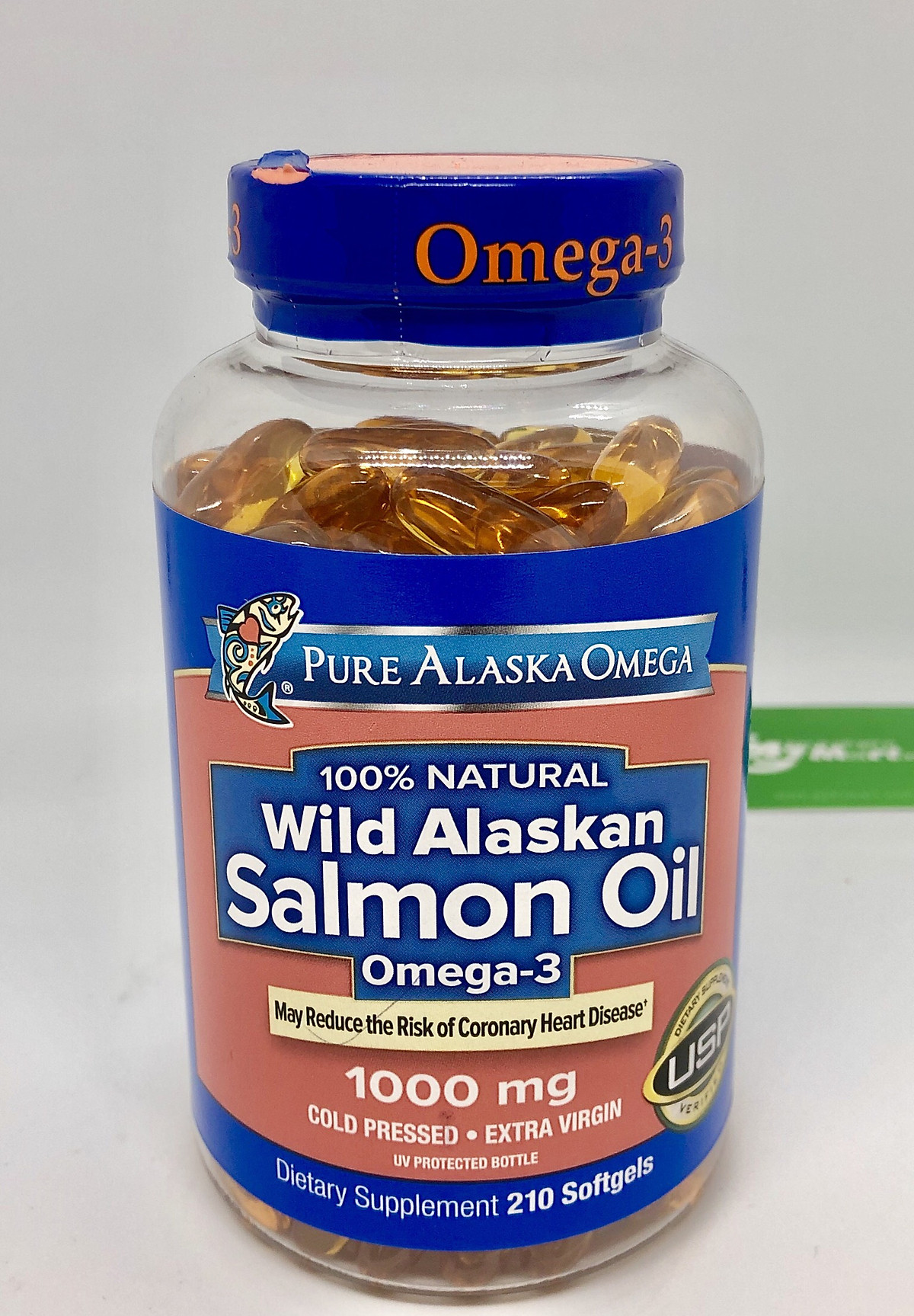 Thực phẩm bổ sung Dầu Cá hồi Pure Alaska Omega3 Wild Salmon Oil 1000mg