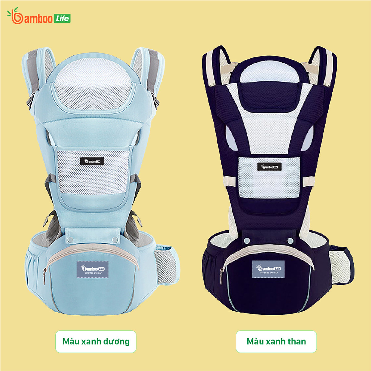 Địu em bé Bamboo Life BL031, địu 4 tư thế có đỡ cổ địu bé sơ sinh 0-36 tháng trợ lực, đa chức năng có ghế chống gù siêu nhẹ cho trẻ Địu Em Bé Bamboo Life Bl031, Địu 4 Tư Thế Có Đỡ Cổ Địu Bé Sơ Sinh 0-36 Tháng Trợ Lực, Đa Chức Năng Có Ghế Chống Gù Siêu Nhẹ Cho Trẻ