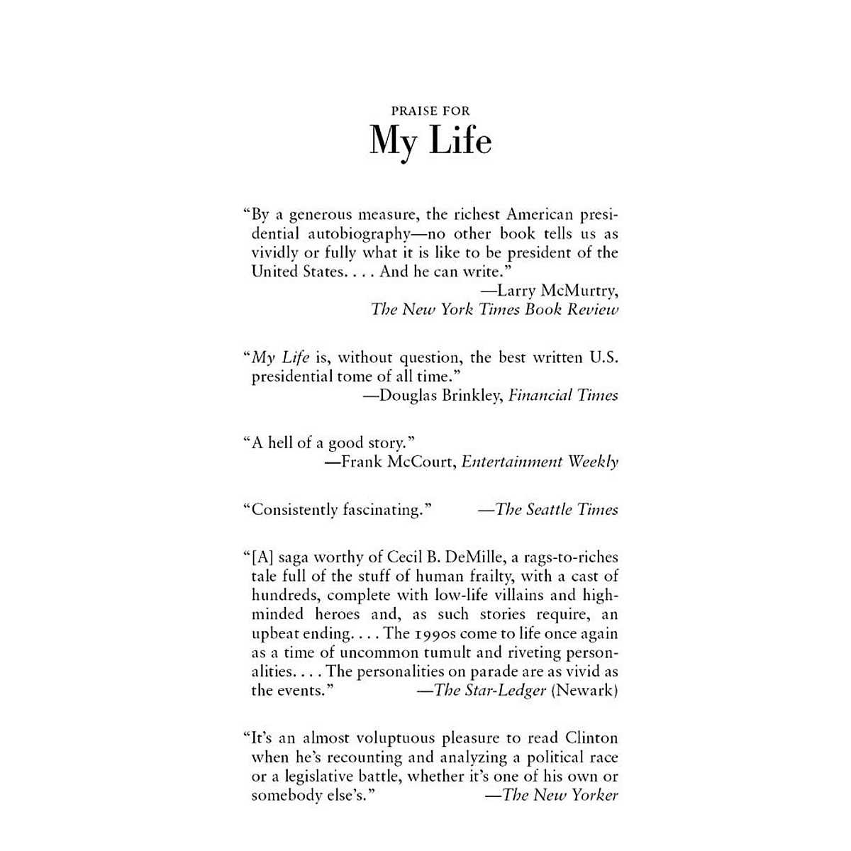 Sách Ngoại Văn - My Life Bill Clinton: The Presidential Years (Volume II) - Bill Clinton