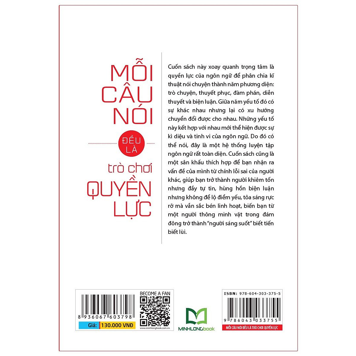 Sách: Mỗi Câu Nói Đều Là Trò Chơi Quyền Lực 