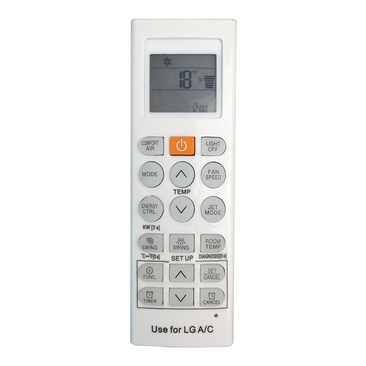 Điều Khiển Điều Hòa LG Inverter 2 Chiều Đời Mới-Remote Máy Lạnh LG 2 Nút Cam