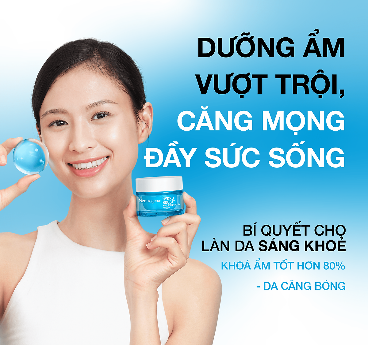 Kem dưỡng cấp ẩm Neutrogena Hydro Boost Hyaluronic Acid Water Gel 50G