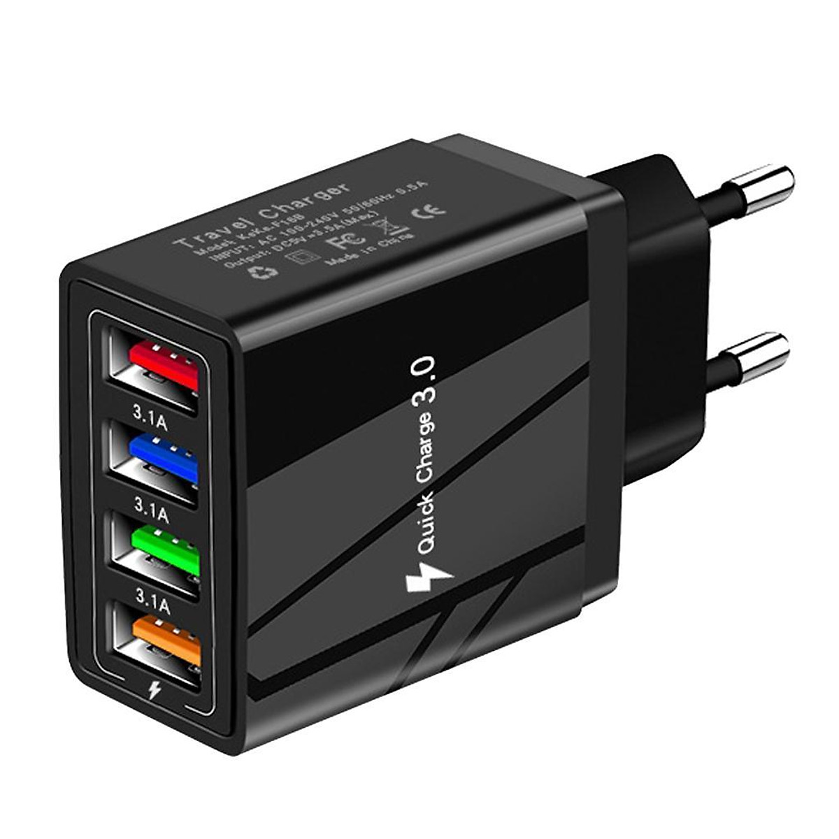 Mua USB Power Adapter Home Wall Charger EU Plug for Phones Charger - Black  tại WonderTECH