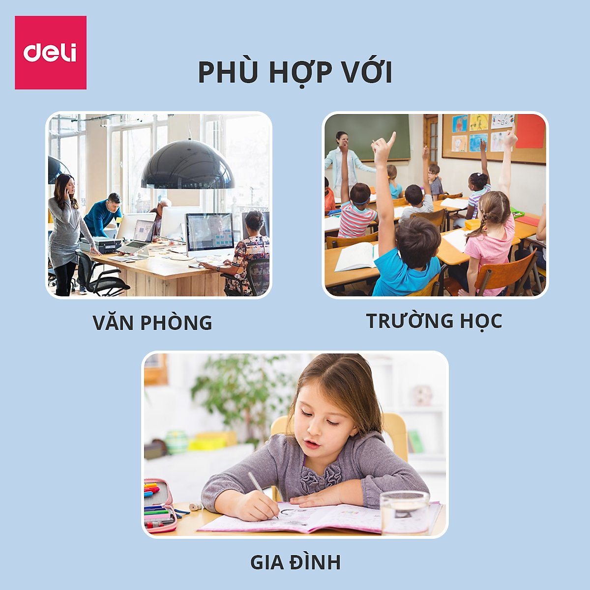 Bút gel bấm ngòi 0.5mm nhiều màu Deli - Độ dài mực lên tới 1000m - 12 màu mực - 1 chiếc - EG118