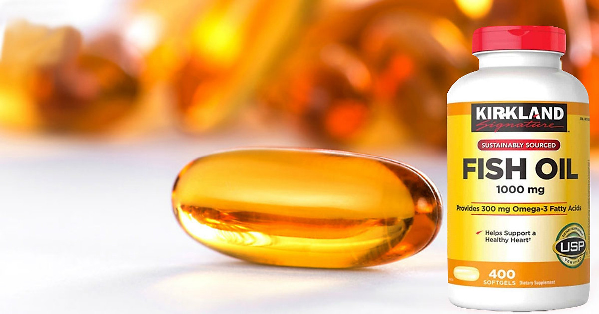 Omega 3 Fish oil Kirkland Hỗ trợ sức khỏe não bộ, Tim mạch, Khớp, Bổ mắt, Và tăng sức khỏe tổng thể - QuaTangMe Extaste