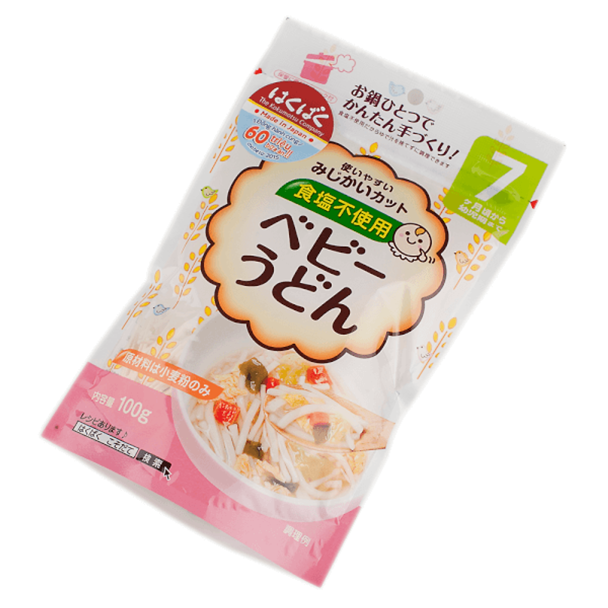 Mì ăn dặm Hakubaku Baby Somen/Udon dành cho trẻ
