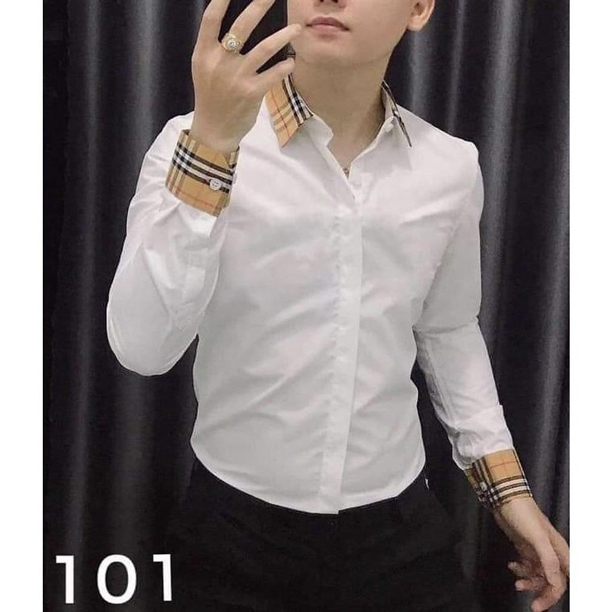 Mua (HOT) Áo Sơ Mi Nam Dài Tay Mẫu 02 Chất Vải Cotton Không Nhăn Mua (Hot) Áo Sơ Mi Nam Dài Tay Mẫu 02 Chất Vải Cotton Không Nhăn
