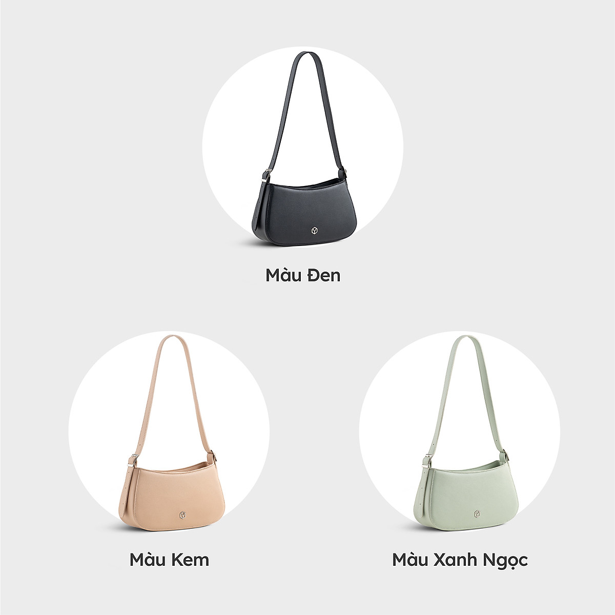 Túi xách đeo vai da nữ kiểu dáng basic YUUMY Seasand YN228
