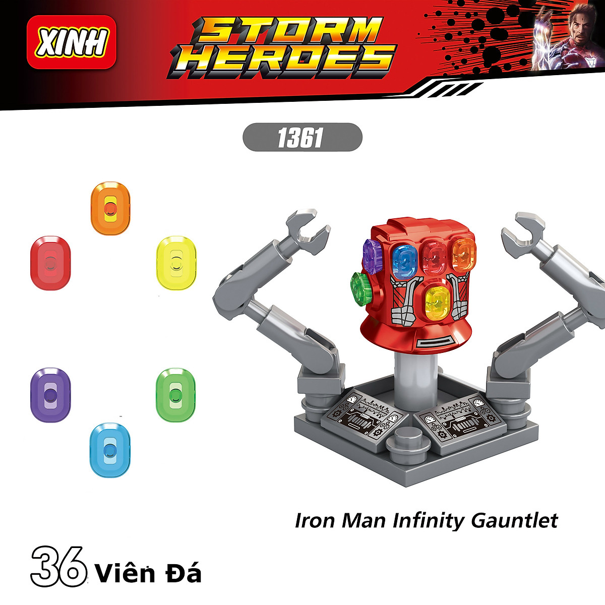 Găng tay vô cực kim loại 11  Marvelstore