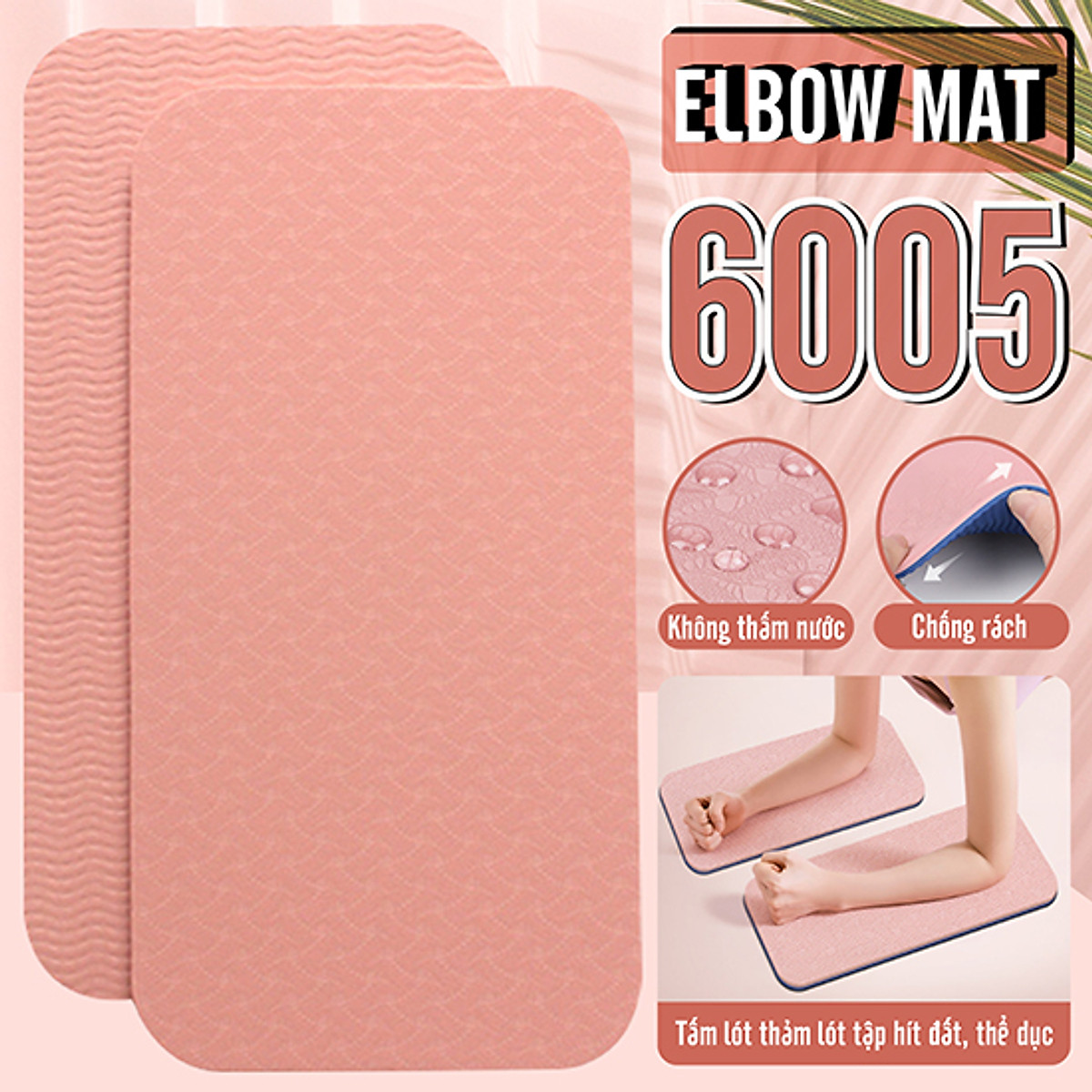 Miếng lót,Đệm Lót Khủy Tay dày 8mm - Gối Tập Yoga, Đệm PAD Cao Su Hỗ Trợ Giảm Đau Đầu Gối và Các Tư Thế YOGA