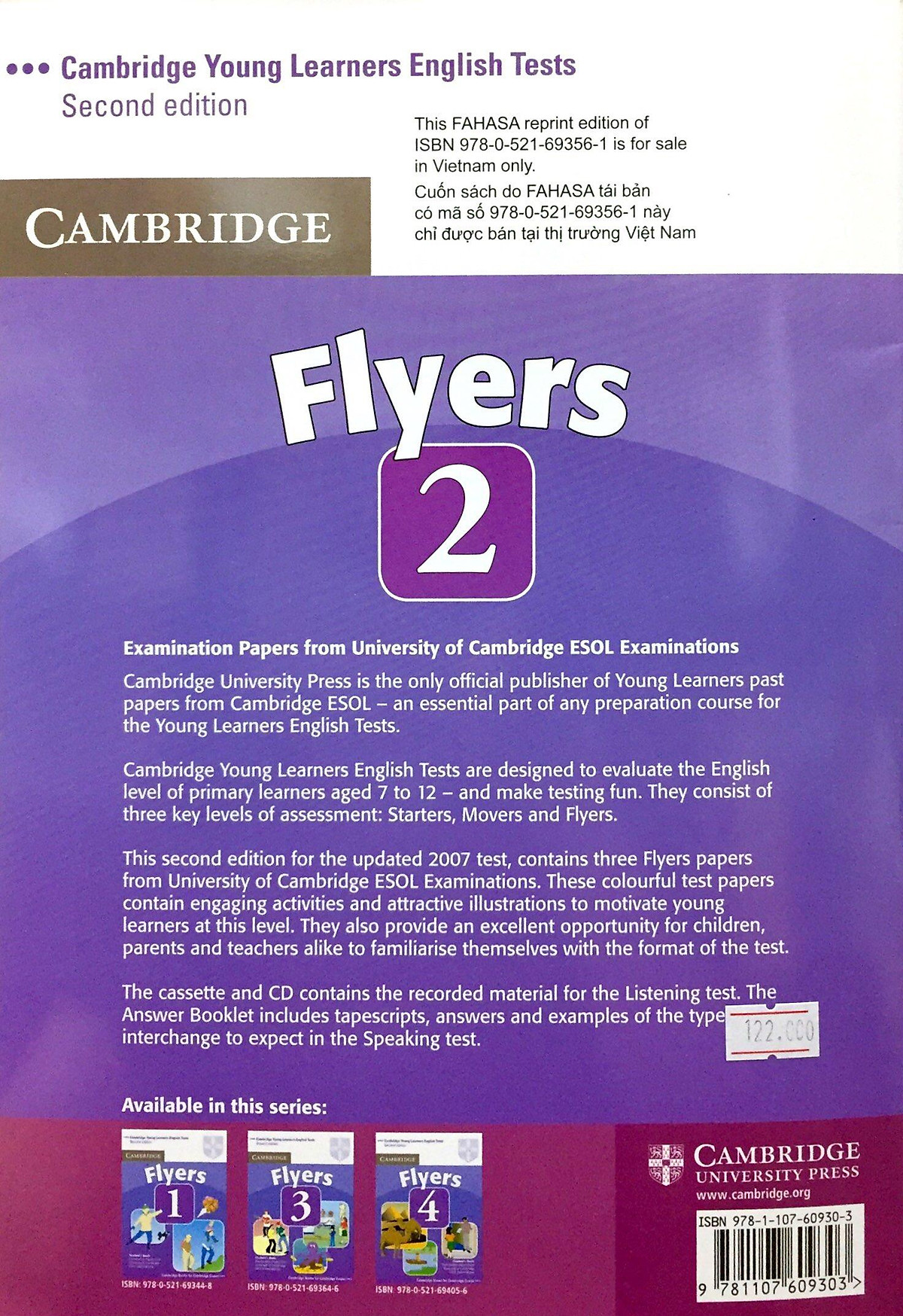 Cambridge Young Learner English Test Flyers 2: Student Book