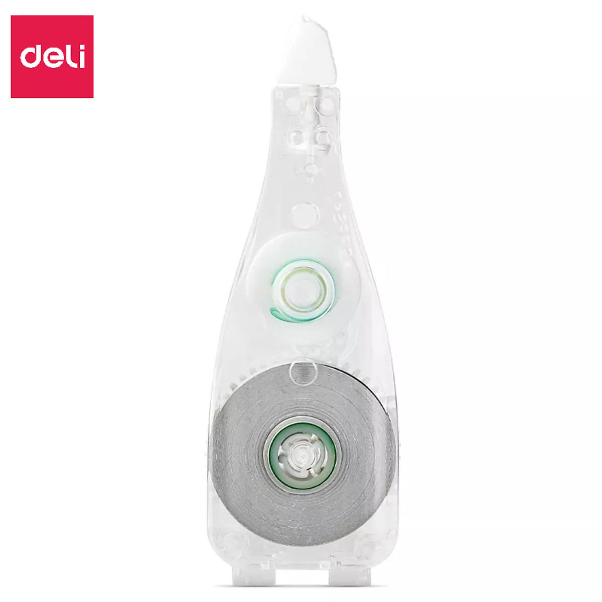 Bút Xóa Băng Có Nút Bấm 12m Có Thay Thế Lõi Deli - Xóa Sạch Phủ Kín Khô Nhanh Có Thể Viết Đè Lên Ngay - Băng Kéo Cho Học Sinh, Văn Phòng