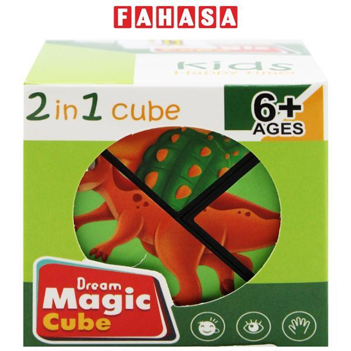 Rubik 3D Biến Hình Khủng Long - Thử Thách Siêu Trí Tuệ 2689-1B/2B/3B