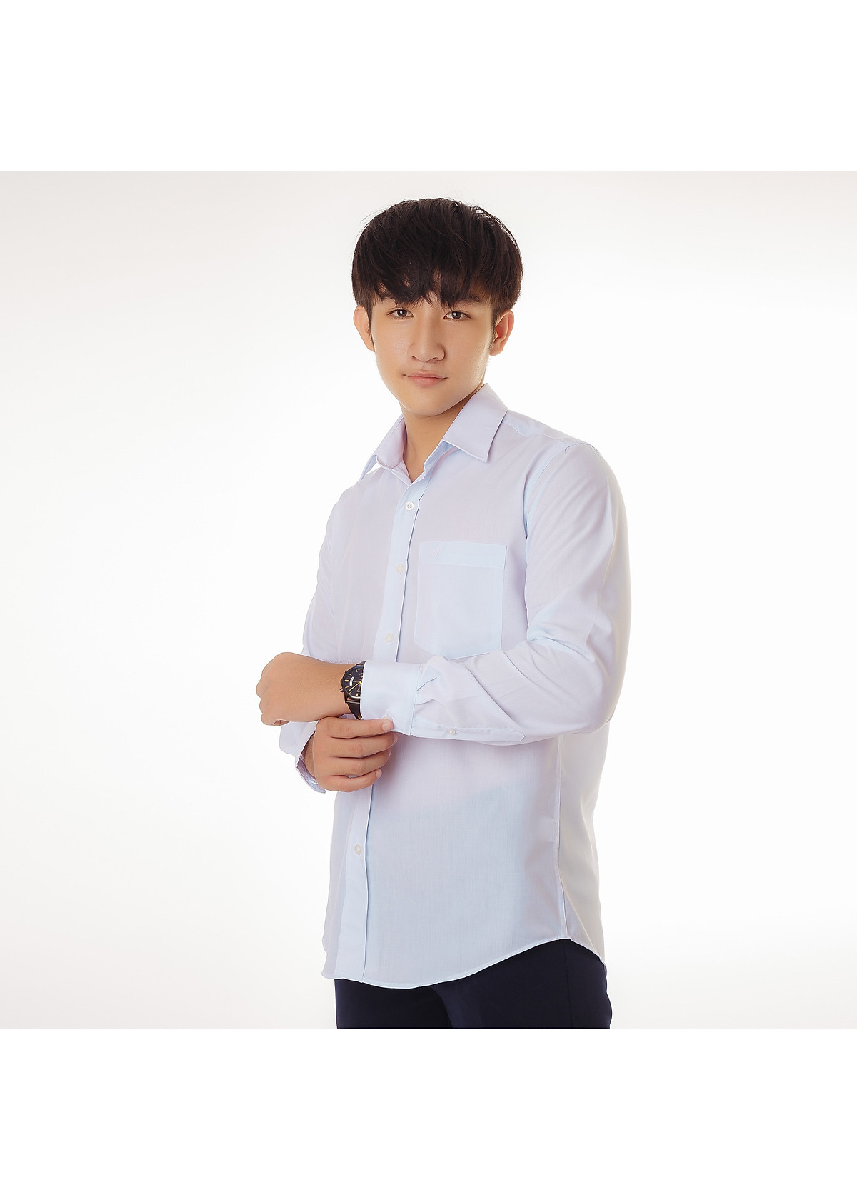Mua Áo sơ mi nữ form body tay ngắn tay dài vải kate màu đen trắng CRA038 Đen tay dài tại pyenstore #3 Mua Áo sơ mi nữ form body tay ngắn tay dài vải kate màu đen trắng CRA038 Đen tay dài tại pyenstore