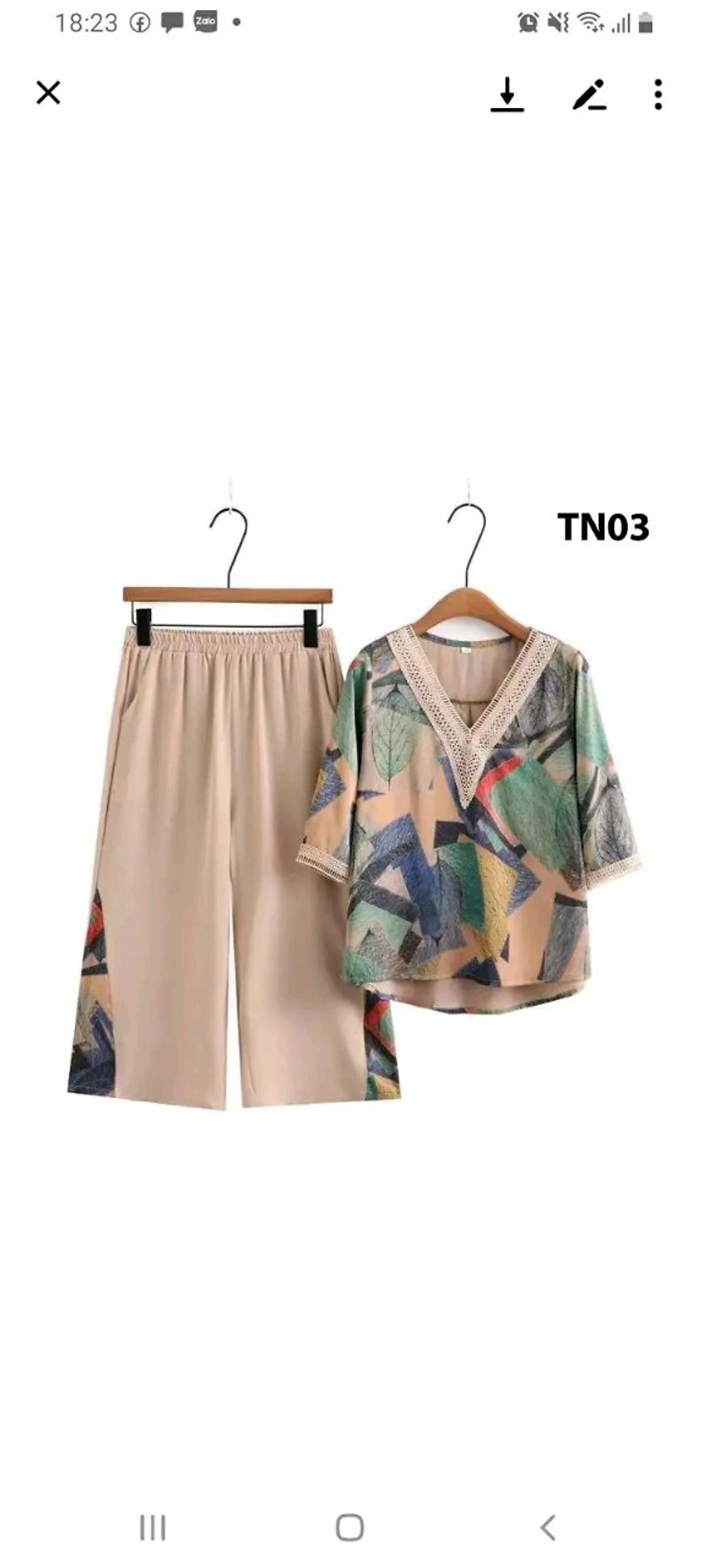 Đồ bộ trung niên cho bà cho mẹ, chất liệu Lụa Hàn mát, thấm hút mồ hôi, đồ bộ nữ kiểu set đi chơi , bộ đồ trung niên, Nesa Shop