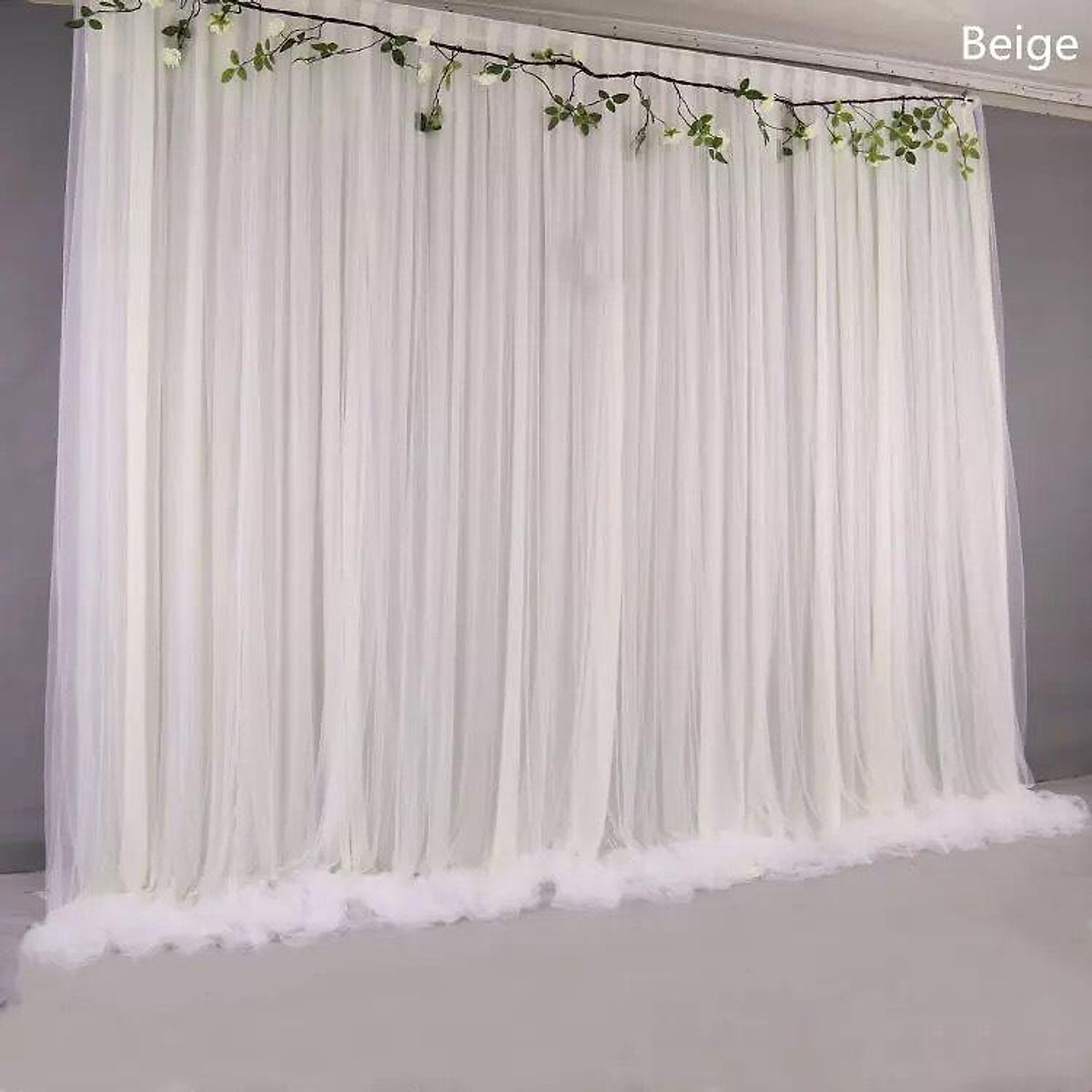 Kinh nghiệm sử dụng rèm vải voan trang trí sinh nhật cho bé