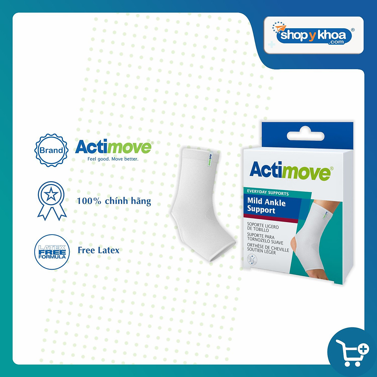 Bó cổ chân hở gót 75603-DAY Actimove Mild Ankle Support - Phụ kiện ...