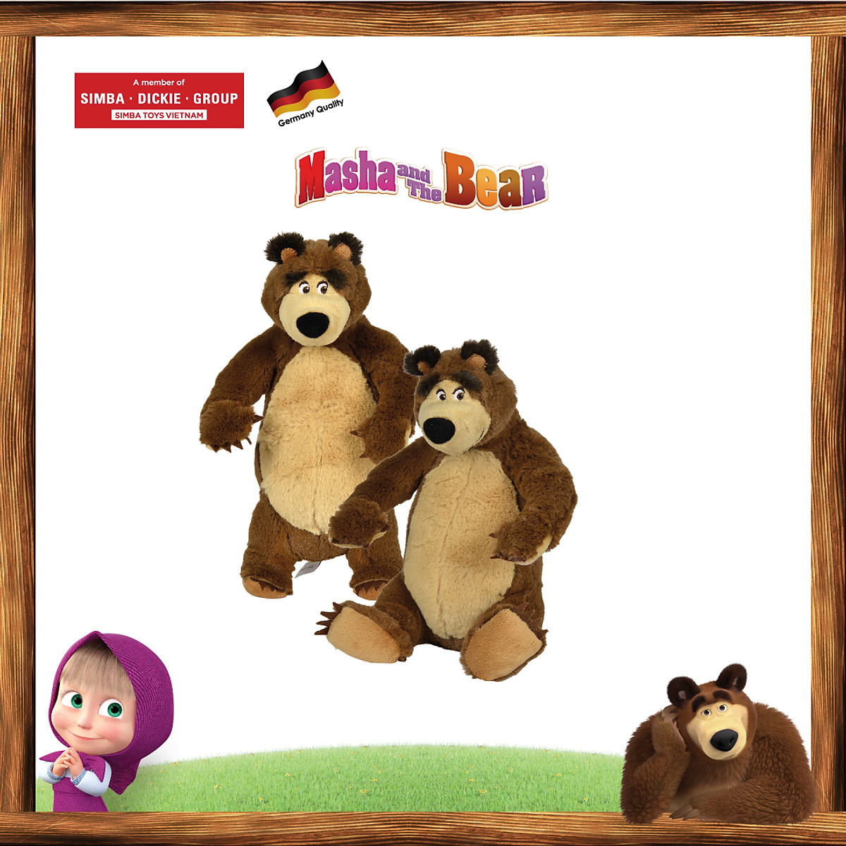 Đồ Chơi Gấu Bông Dành Cho Bé MASHA AND THE BEAR Masha Plush Bear ...