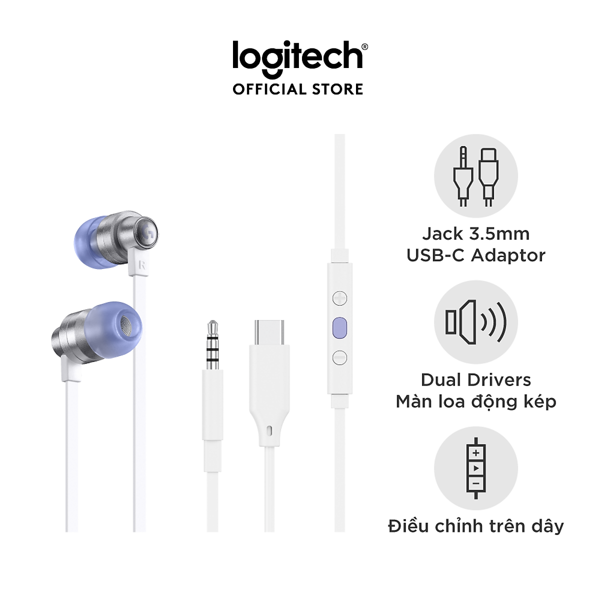 Tai Nghe Chơi Game Logitech G333 - Hàng Chính hãng