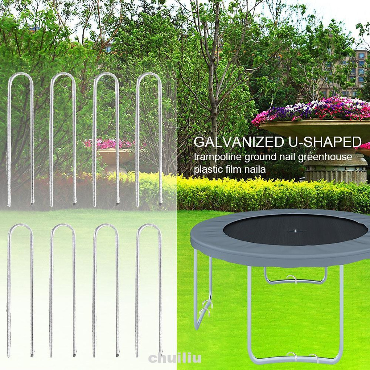 Set 20 Móc Chữ U Gắn Đế Giày Chống Gió Tiện Lợi