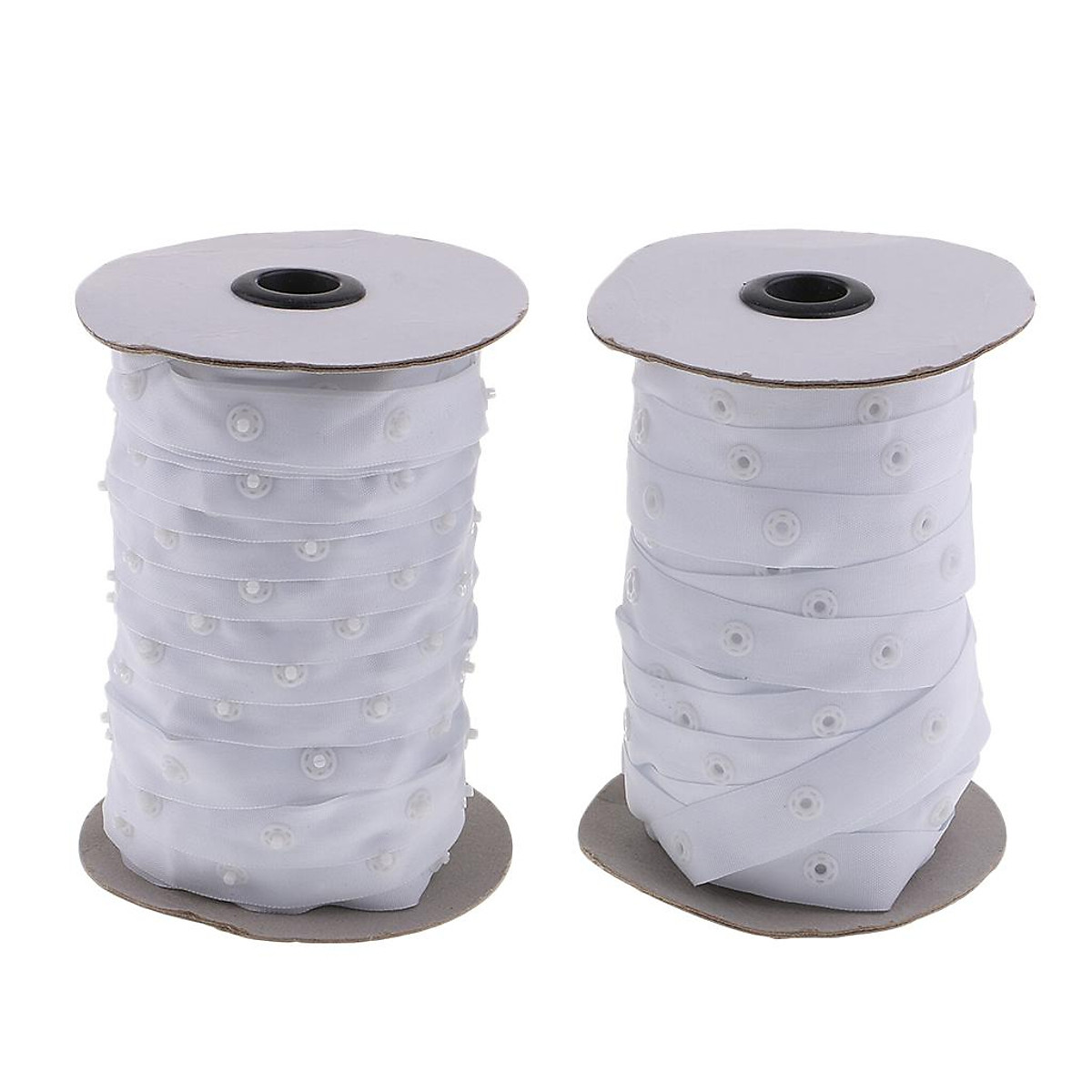 50 Yards Popper Snap Tape Fasteners Sewing Duvet Cover Cushion Fabric Craft