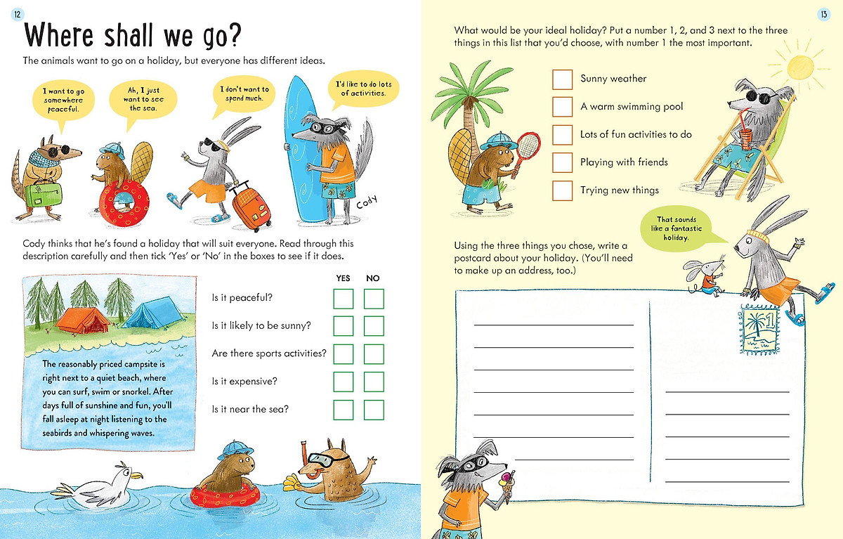 Usborne Workbooks Comprehension 8-9