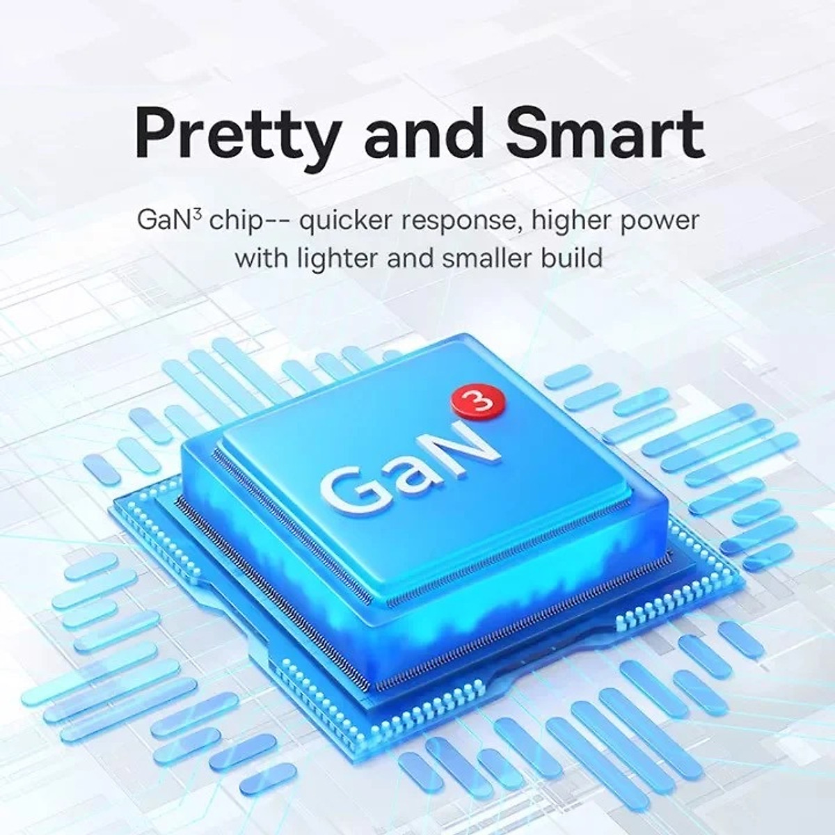 Bộ sạc nhanh Baseus Gan3 Pro Quick Charger 65W Type Cx2 + USB 65W kèm cáp Type-C to Type-C 1M 100W tiêu chuẩn an toàn cao- Hàng chính hãng