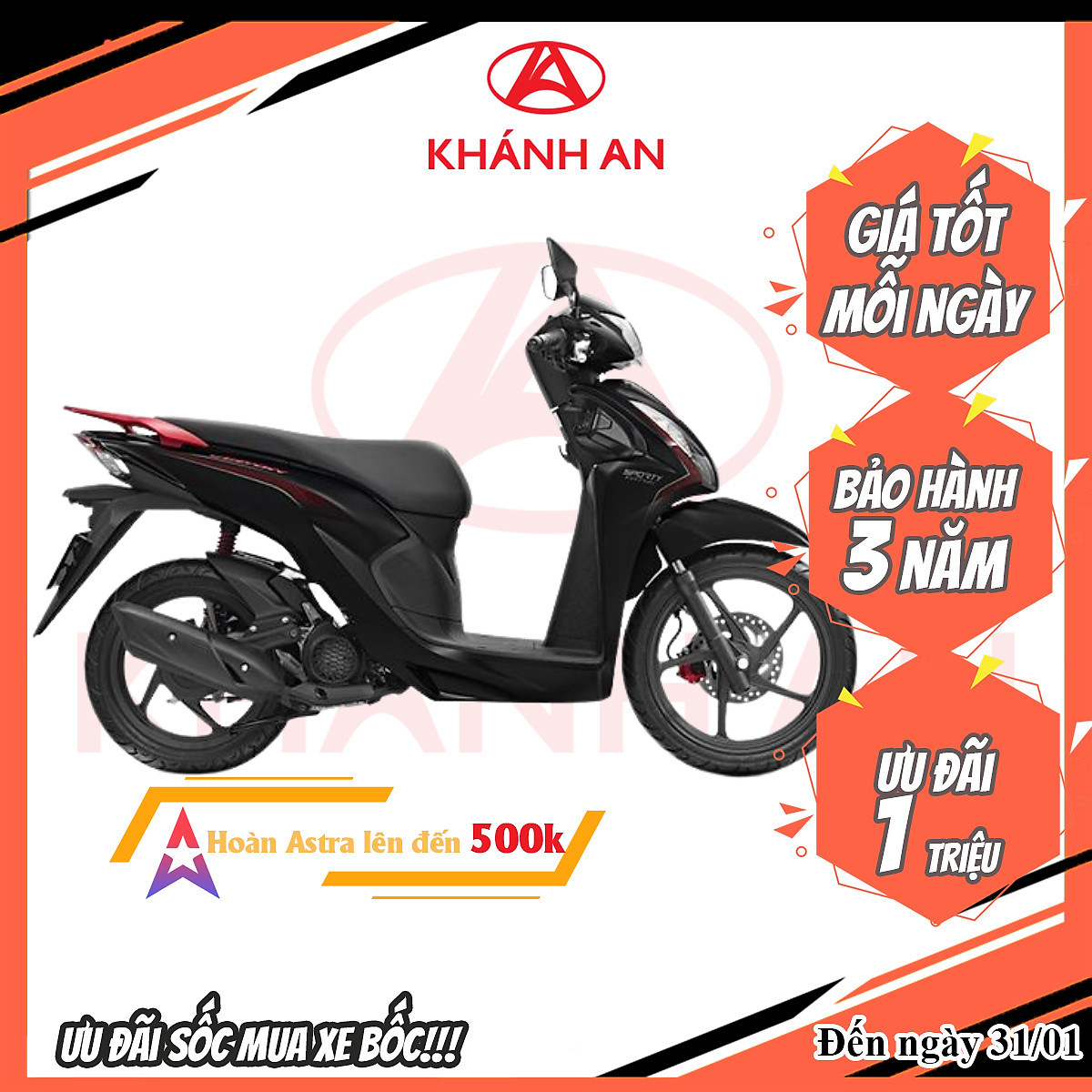 Mã BMLTM300 giảm đến 300K Xe máy Honda Vision Smart key  Các phiên bản   Shopee Việt Nam