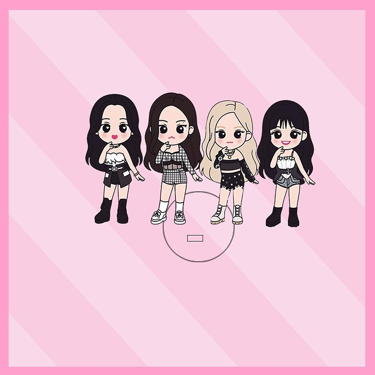 Hình Ảnh Blackpink Chibi Nhìn Siêu Cute Ngọt Đến Sâu Răng