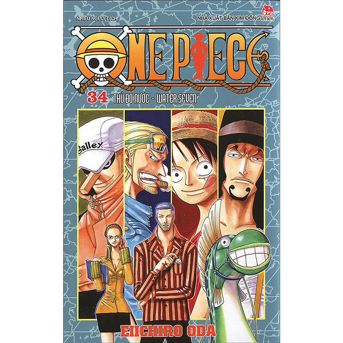 One Piece Tập 34: Thủ Đô Nước - Water Seven (Bìa Rời) (Tái Bản 2020)