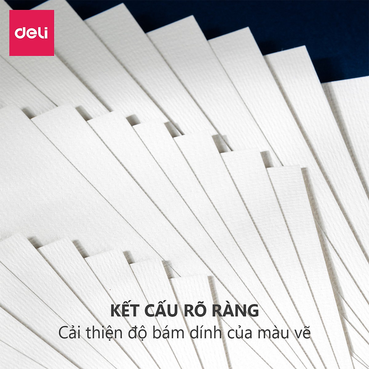 Giấy Vẽ Màu Nước Tệp 16 Tờ 300Gsm A3 / A4 / A5 / A6 Chuyên Dụng Hạng Hoạ Sĩ Watercolor Paper Cao Cấp Finenolo Deli - Dùng Cho Màu Nước Gouache Acrylic Nhiều Cọ - EC270