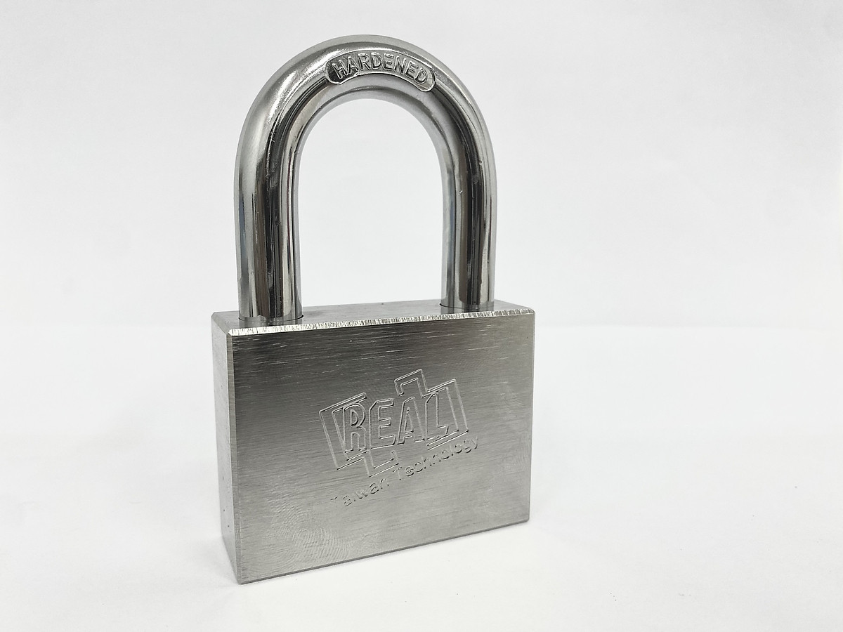 Ổ khóa treo Real RL8034/RS60-03 hình bầu bằng đồng thau nguyên ...