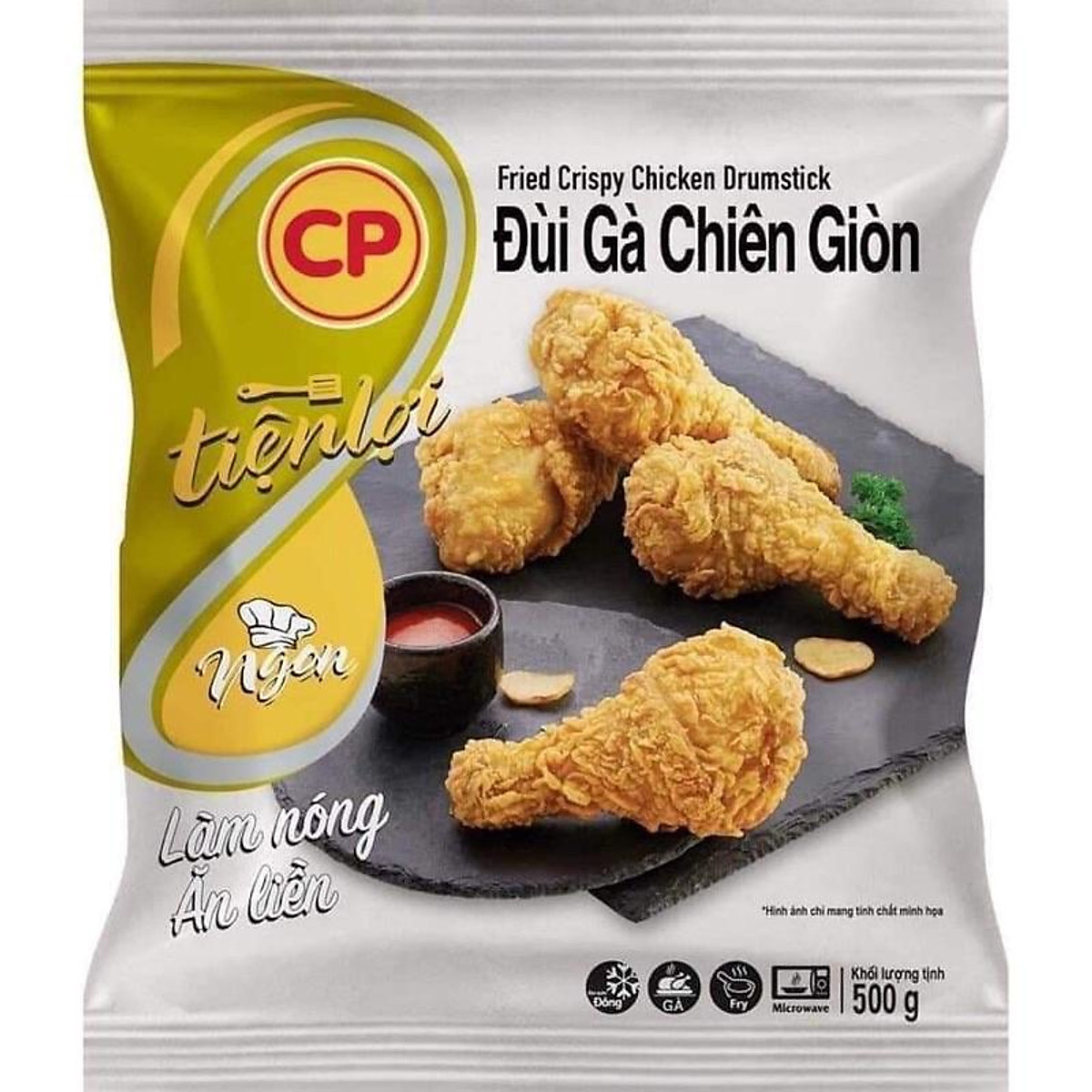 Đùi gà cp bịch 500gr 4 cái (giao tphcm) - Đồ chế biến sẵn