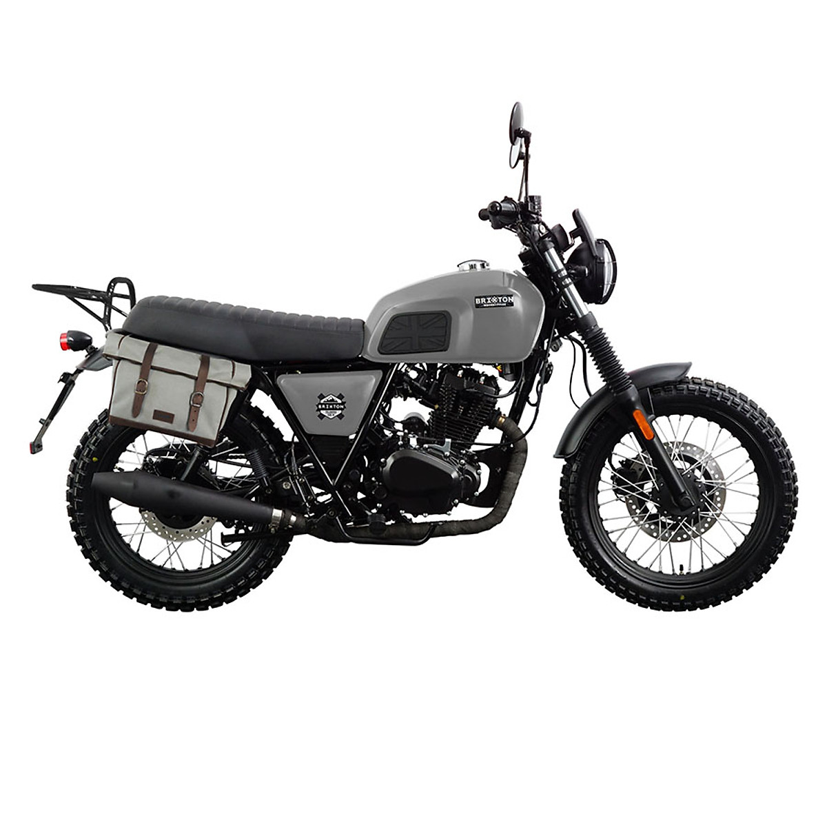 BX 150X BRIXTON SCRAMBLER màu xám  TAYA MOTOR