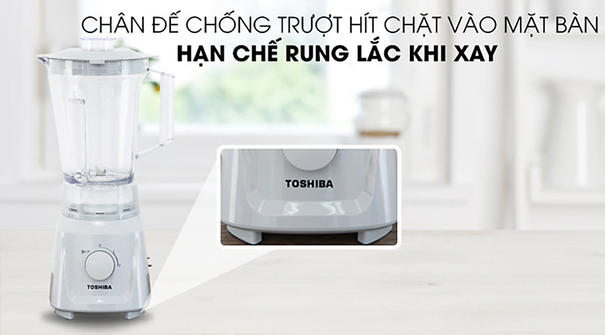 Máy Xay Sinh Tố Toshiba MX-60T(H) (600W - 1.5 Lít) - Hàng Chính Hãng