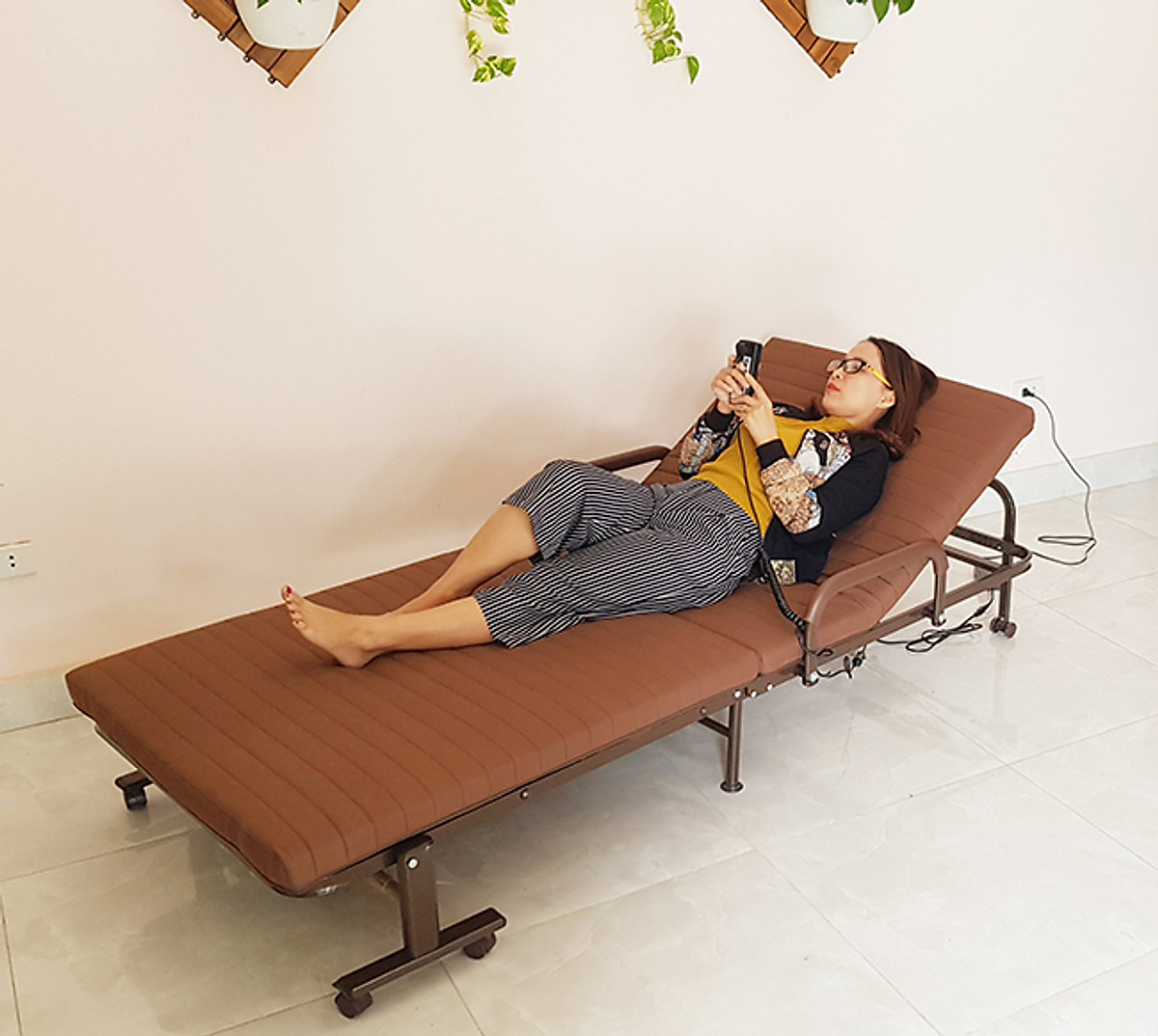 Giường gấp Tự động - Giường xếp điều khiển- Sofa giường gấp gọn thông minh -HQ85
