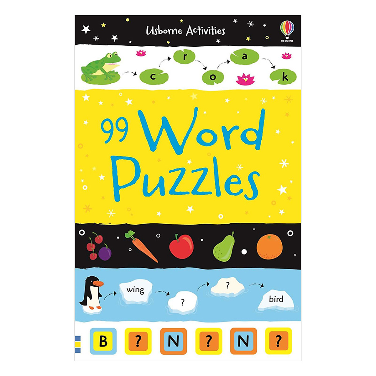 Sách tương tác tiếng Anh - Usborne 99 Word Puzzles