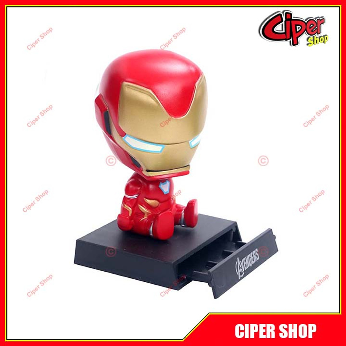 MÔ HÌNH IRON MAN LẮC ĐẦU 12CM