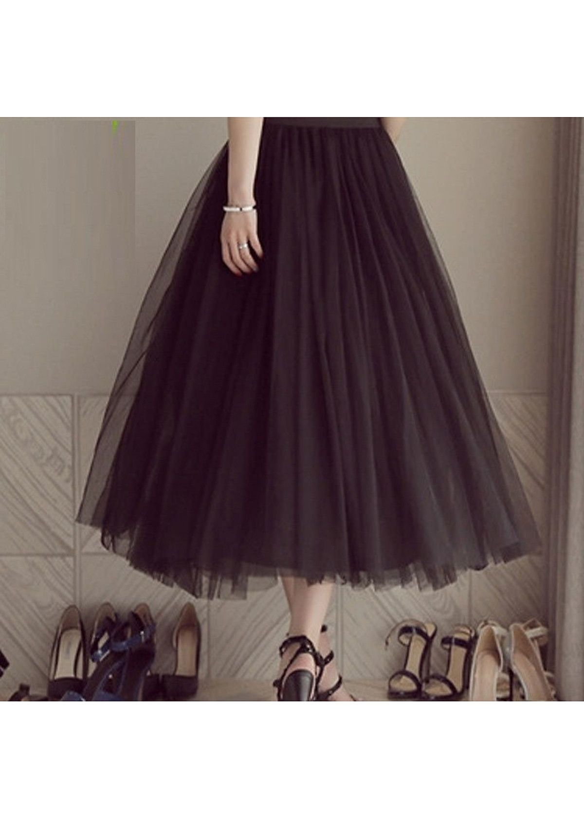 HOT 12C22B1 Chân váy tulle công chúa 3 tầng siêu siêu đẹp, lưng thun  freesize, vải tuyn cao cấp đẹp y hình hình ảnh thật | Shopee Việt Nam