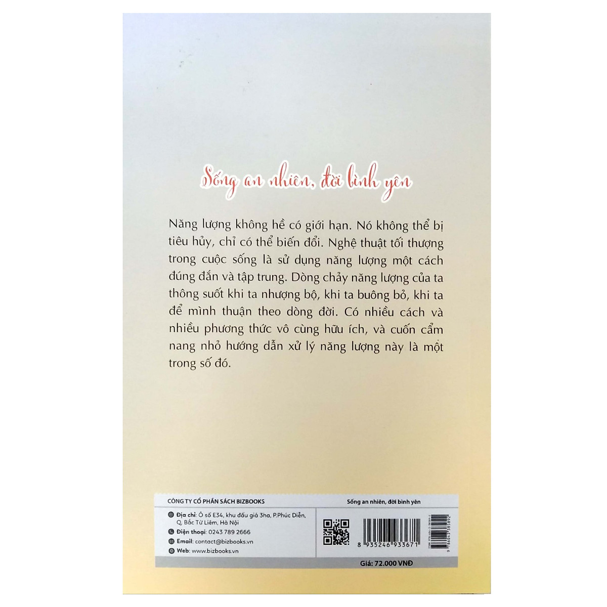  Sách-Sống An Nhiên Đời Bình Yên – 40 bài tập và công thức đơn giản thúc đẩy năng lượng tự nhiên trong cơ thểt