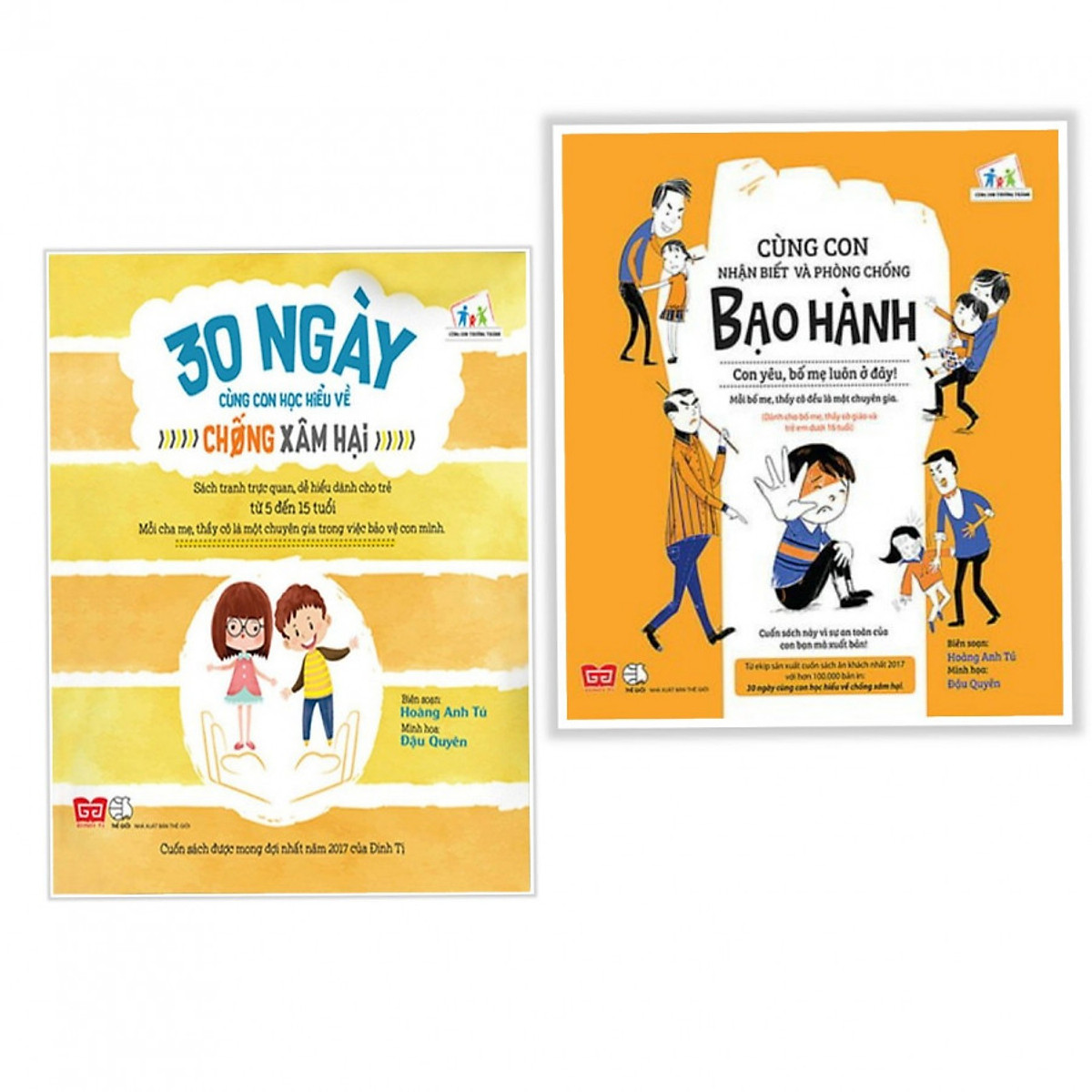 Mua Combo Cẩm Nang Phòng Tránh Xâm Hại Cho Con : 30 Ngày Cùng Con Học Hiểu Về Chống Xâm Hại + Cùng Con Nhận Biết Và Phòng Chống Bạo Hành - Mua Combo Cẩm Nang Phòng Tránh Xâm Hại Cho Con : 30 Ngày Cùng Con Học Hiểu Về Chống Xâm Hại + Cùng Con Nhận Biết Và Phòng Chống Bạo Hành -