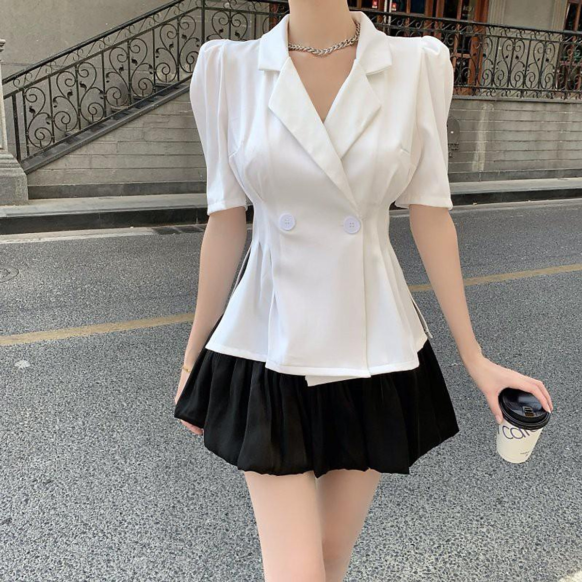 Hot Trend Mix Đồ Với Áo Vest Nữ cực xinh thanh lịch