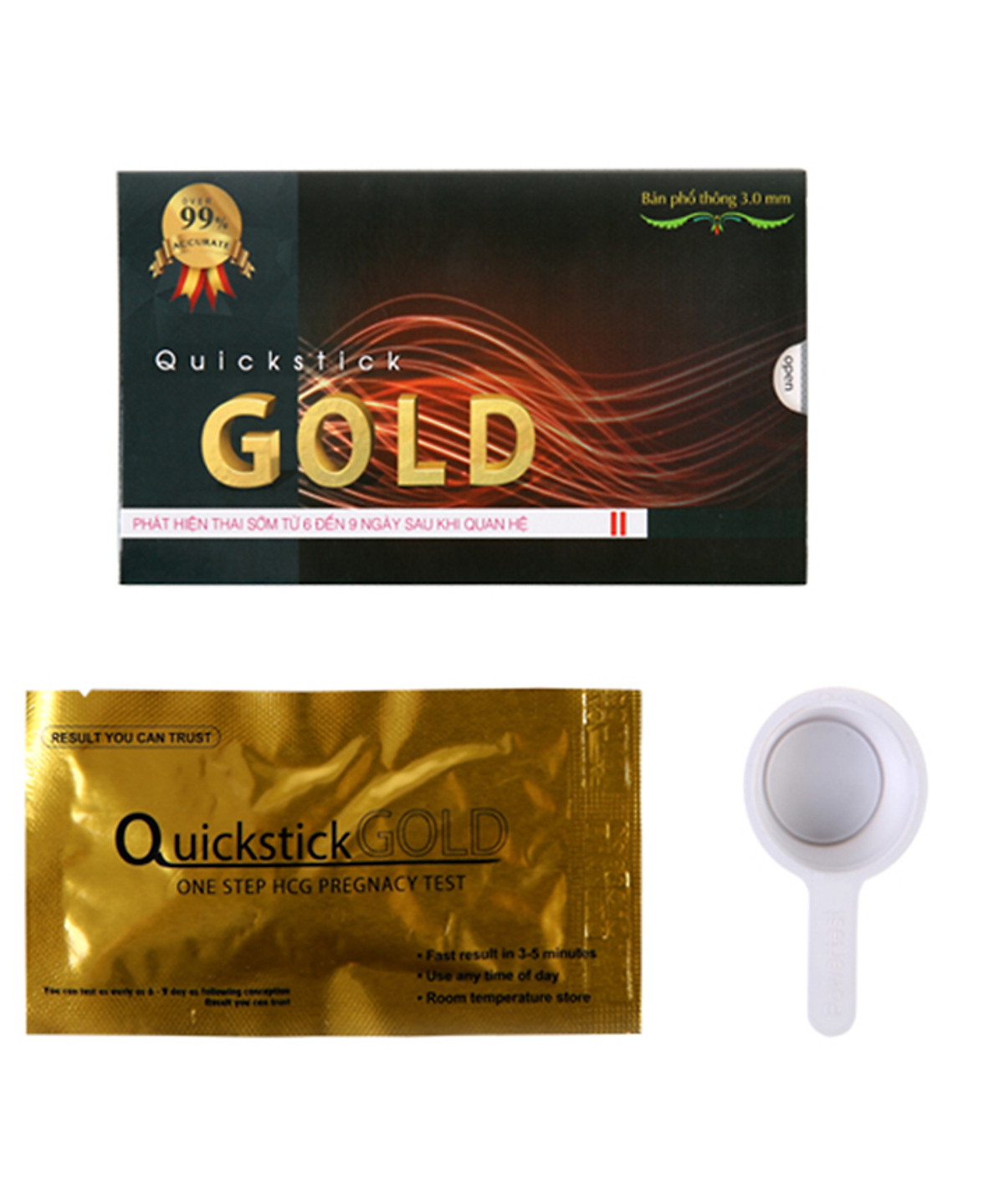 Que Thử Có Thai Quick Stick Gold 5mm - Che Tên Sản Phẩm