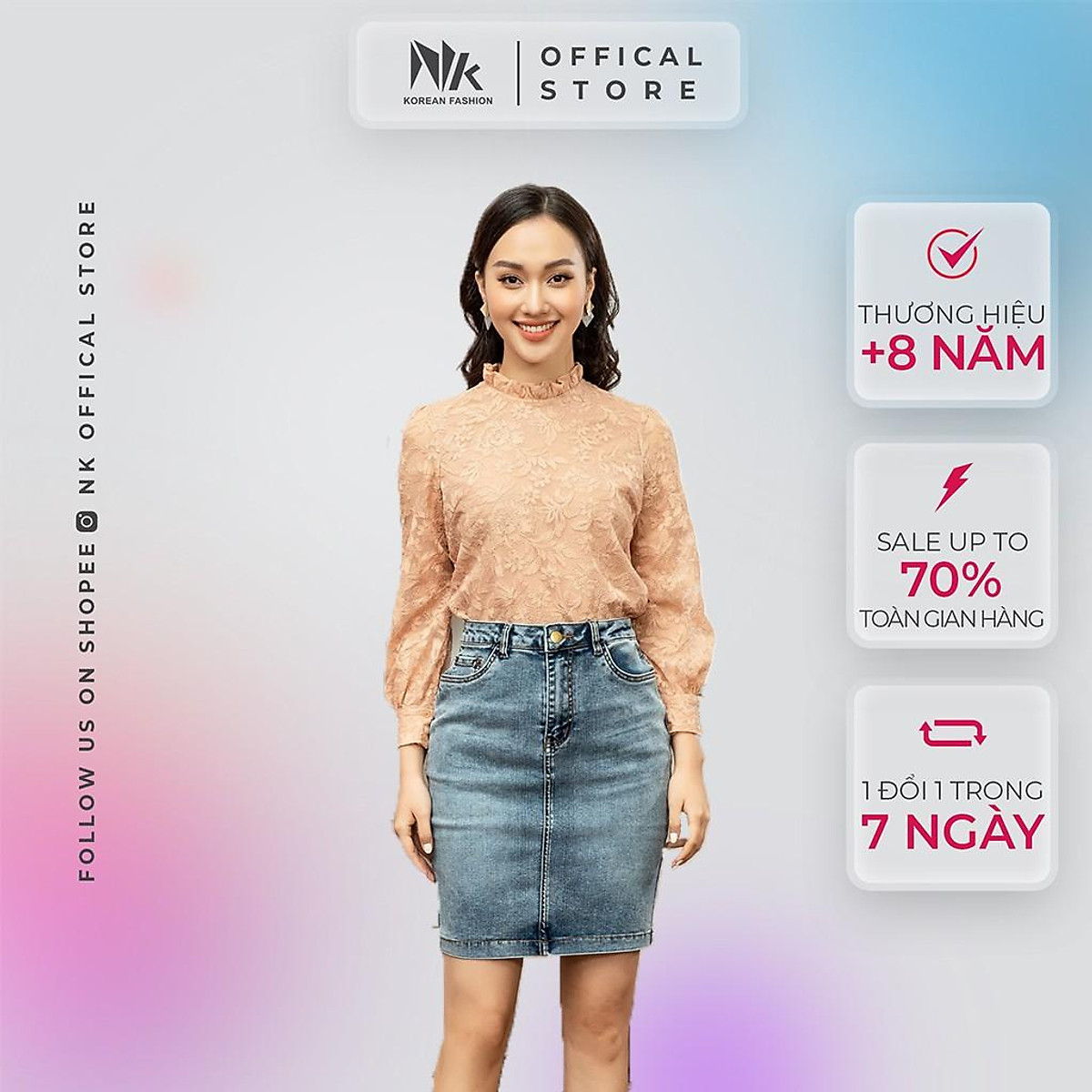 Mua Áo Sơ Mi Nữ Công Sở NK FASHION Áo Ren Bèo Cổ, Dài Tay, Vải Cao Cấp Hàn, Mát Mẻ, Co Giãn Nhẹ NKFSM2012004 - Hồng,S tại NK FASHION OFFICIAL Mua Áo Sơ Mi Nữ Công Sở Nk Fashion Áo Ren Bèo Cổ, Dài Tay, Vải Cao Cấp Hàn, Mát Mẻ, Co Giãn Nhẹ Nkfsm2012004 - Hồng,S Tại Nk Fashion Official