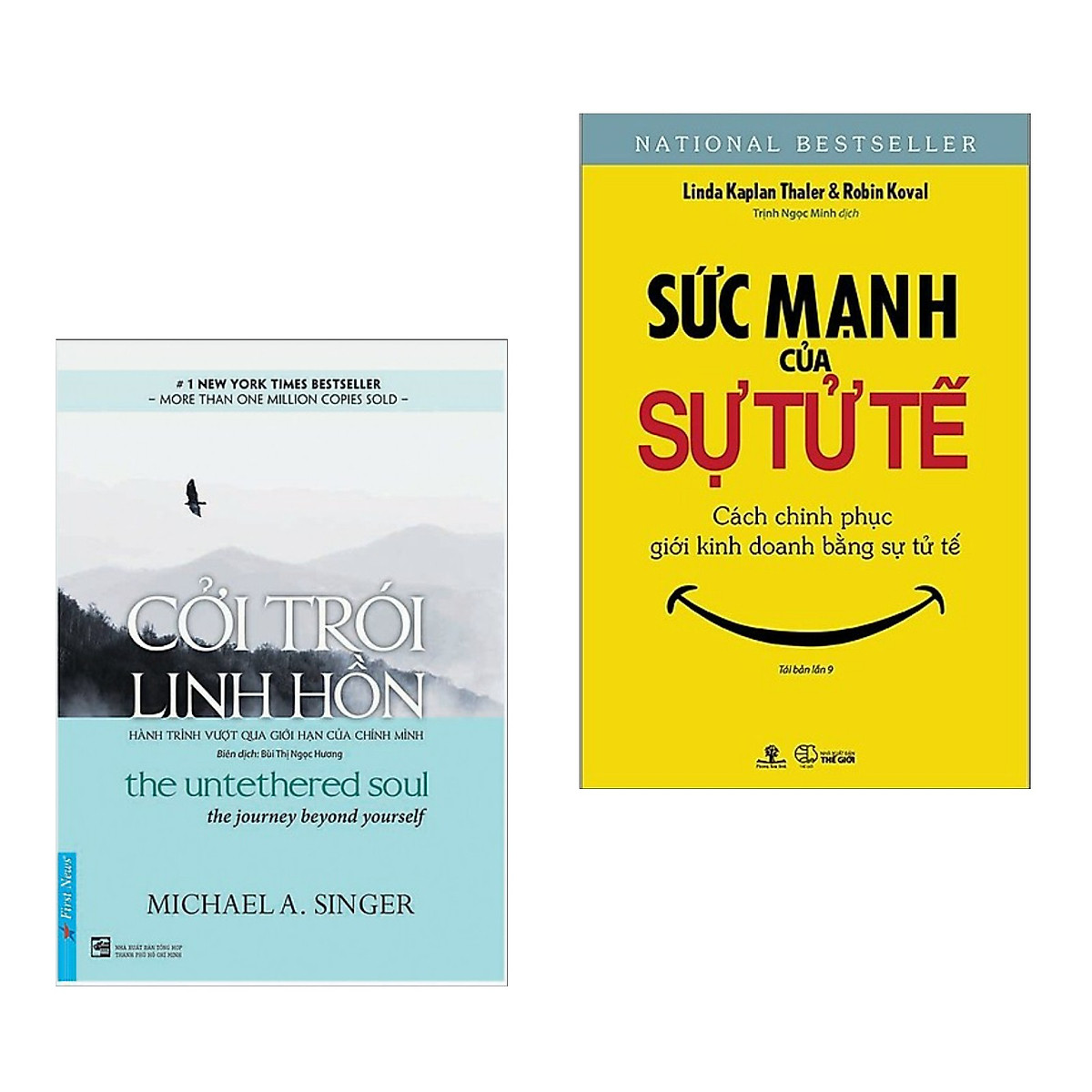 Combo Sách Tư Duy - Tĩnh Tâm Hay: Sức Mạnh Của Sự Tử Tế - Cách Chinh Phục Giới Kinh Doanh Bằng Sự Tử Tế + Cởi Trói Linh Hồn (Cẩm nang chinh phục đối tác và tuyệt chiêu vượt qua giới hạn bản thân)