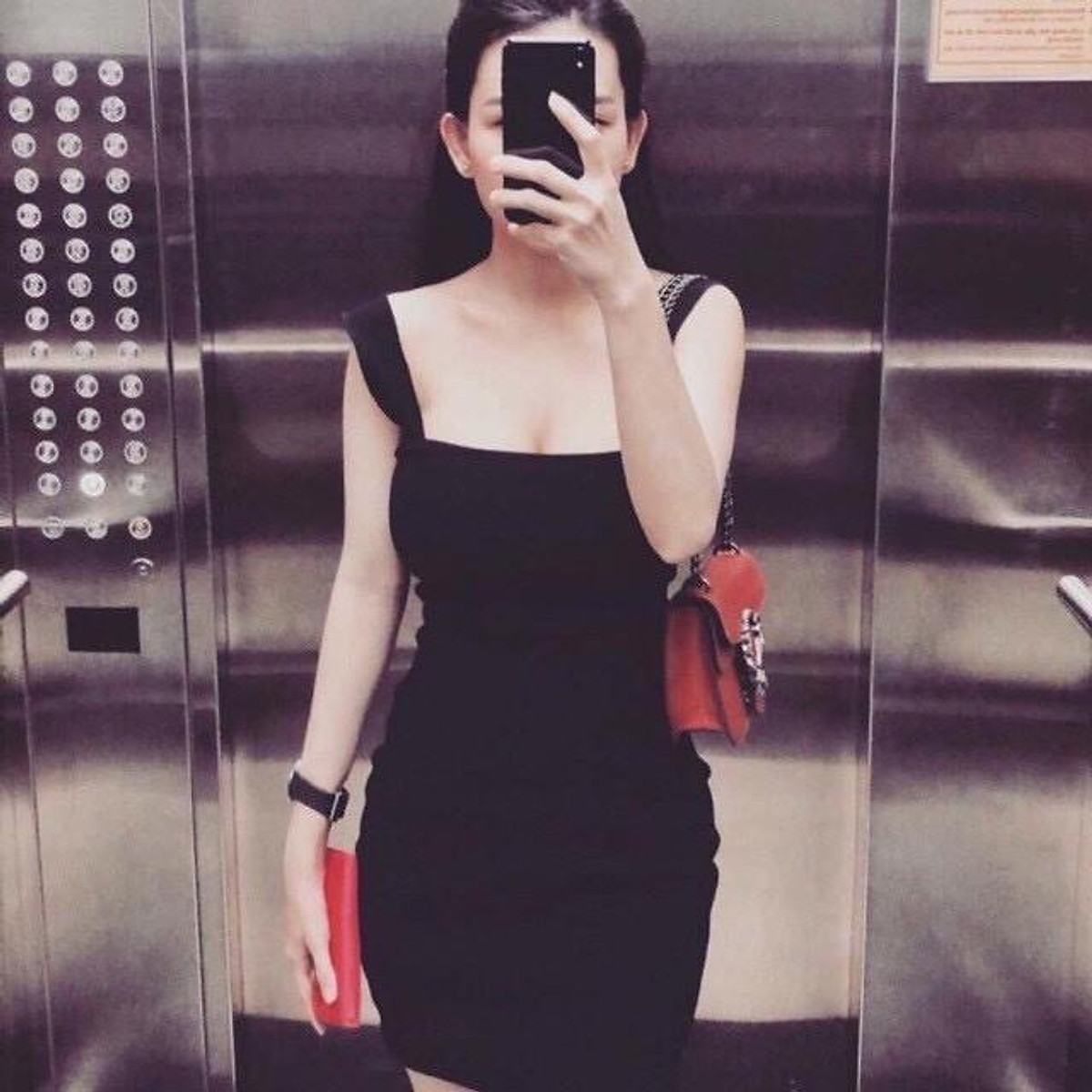 Mua Váy hai dây bản to ôm body tôn dáng dài  Tiki