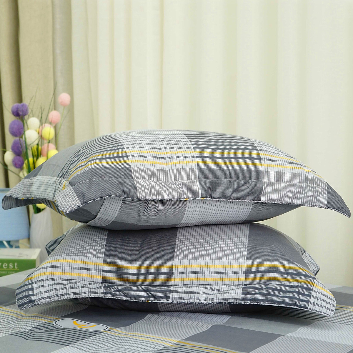Bộ ga giường K-Bedding KMP chất liệu Microfiber bền chắc, kháng khuẩn (KHÔNG BAO GỒM CHĂN)