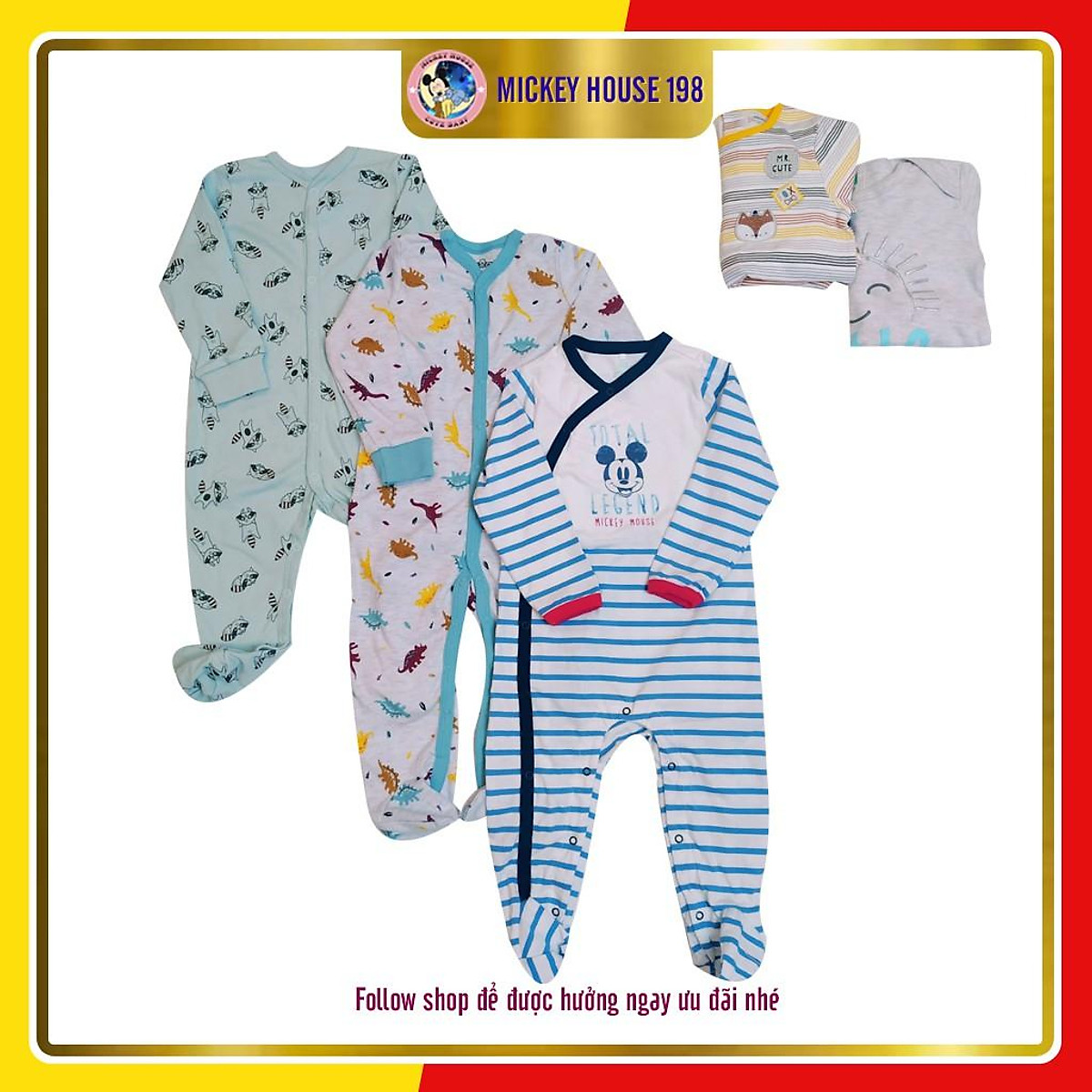 Mua Body sleepsuit bodysuit cho bé bộ đồ liền thân cho bé trai và