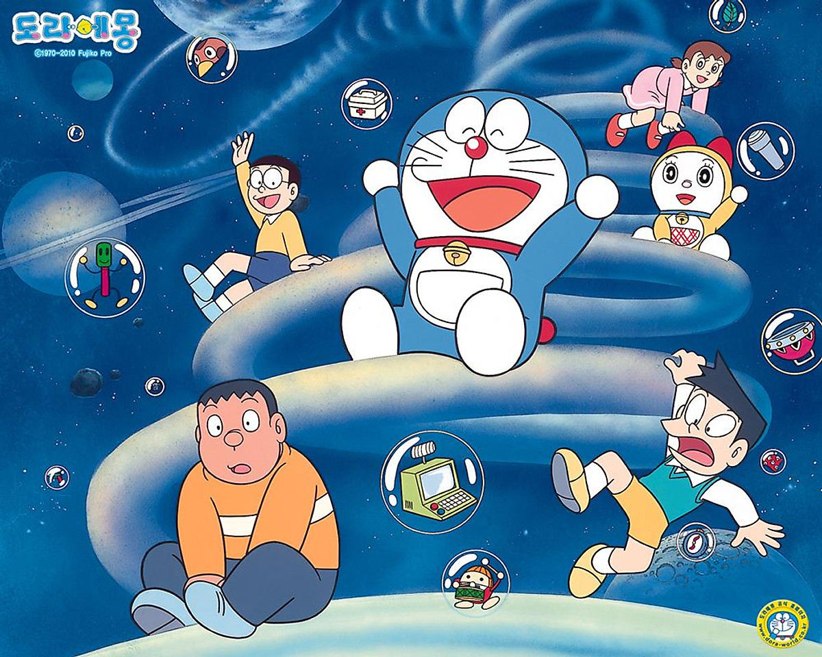 Mua Poster A3 dán tường Anime, decal 30x42 trang trí có keo Doraemon  Wallpapers 4 - Mẫu 1 tại Tí Nị Shop