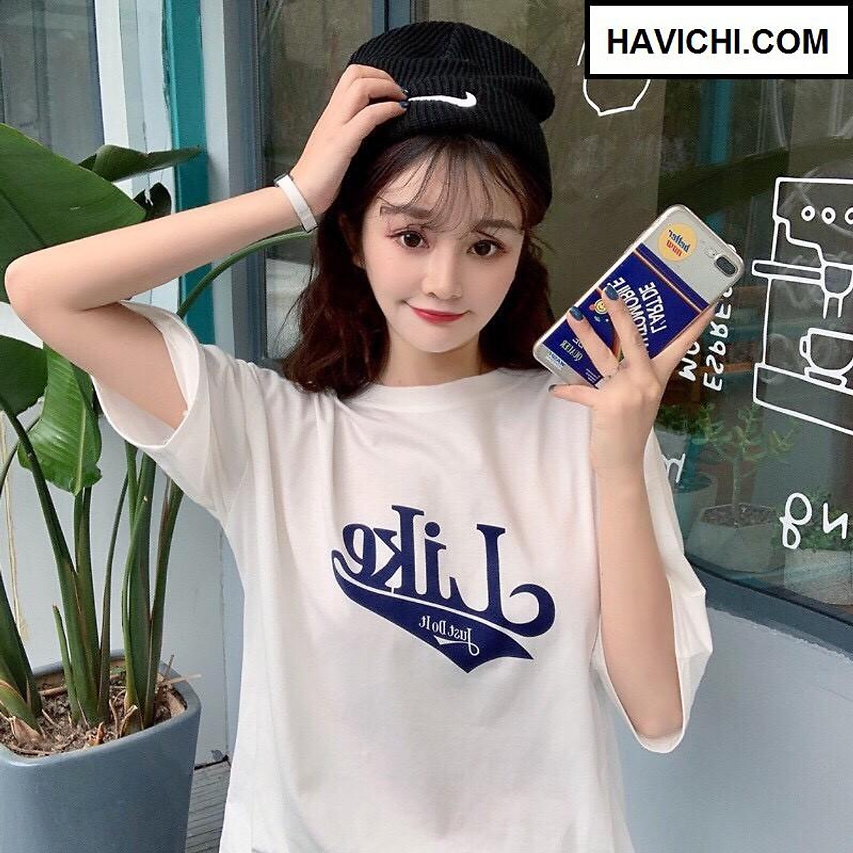 Áo thun nữ form rộng - Áo phông nữ form rộng LIKE
